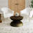 Manila Textured Metal Coffee Table