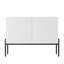 Modern Storage Cabinet with Adjustable Shelf & 25 cm Raised Legs – Metal Frame, Particle Board