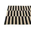Tapis noir et blanc Jessen