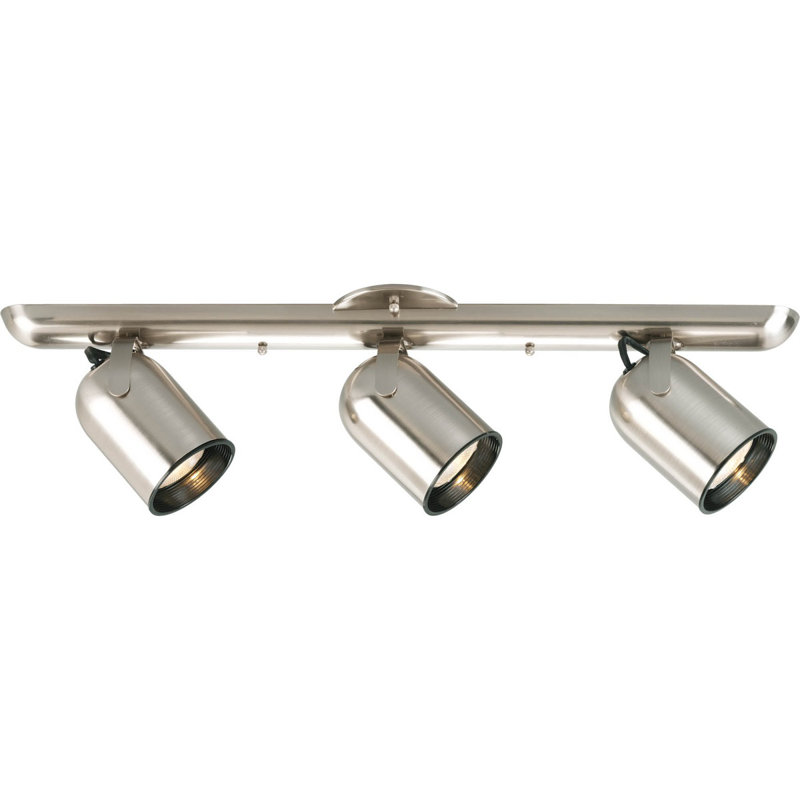 Brushed Nickel 27" Modern Directional Ceiling Light