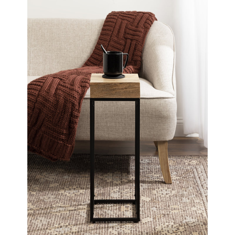 Table de bout en bois massif Cronus