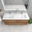 Azden 59.5" Wall-Mounted Double Bathroom Vanity Set-1470050947