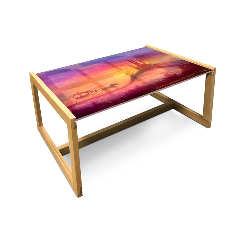 Ishaa Sled Coffee Table, 90cm H x 62cm W x 40cm D