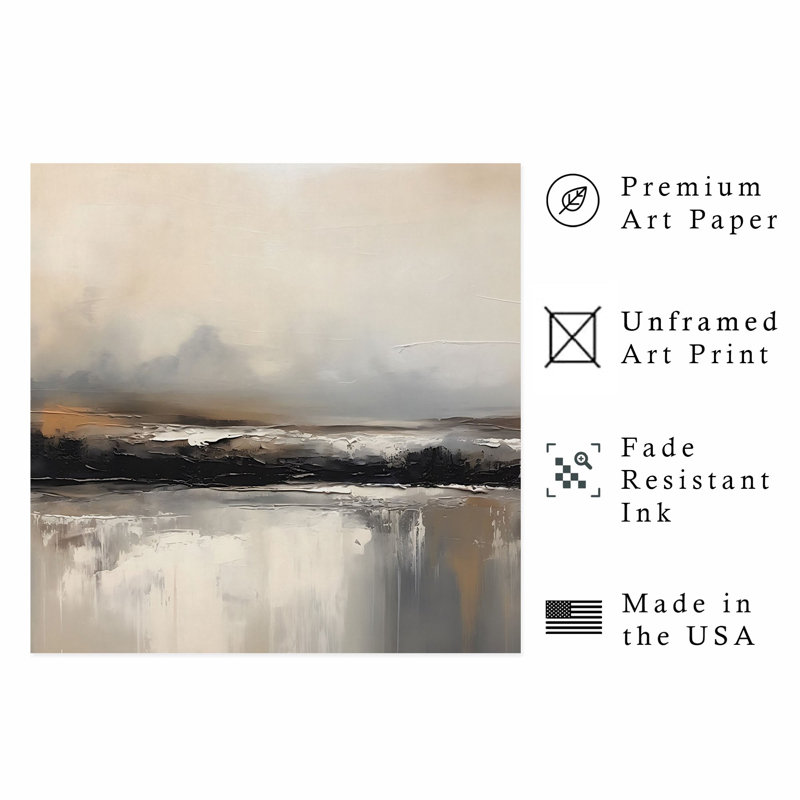 «Abstract Symphony Reached Transitional», reproduction d'art non encadrée, H 20 po x l 20 po