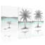 Ensemble de 3 reproductions d'art sur toile, "Palm Trees"-1908586832