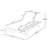 Lounge Chaise Set With Headrest,Space Available On One Side, Acacia Wood With Water-Resistant Lounge Cushions-150634730