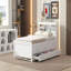 Lit plateforme simple avec tête de lit, USB, lit gigogne simple et 3 tiroirs-928667680