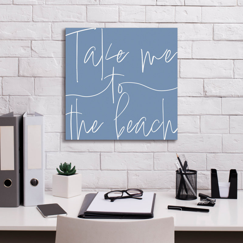 «By The Beach III Light» par Sarah Adams, H 18 po x l 18 po x P 0,75 po