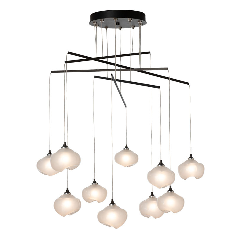 Ume 10-Light Mobile Pendant - Modern Brass - Long Overall Height, 86.5", Oil Rubbed Bronze