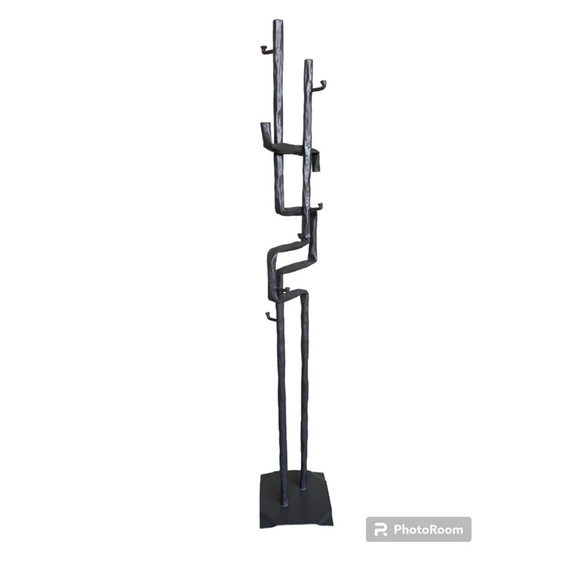 Adiansingh Iron Freestanding Coat Rack