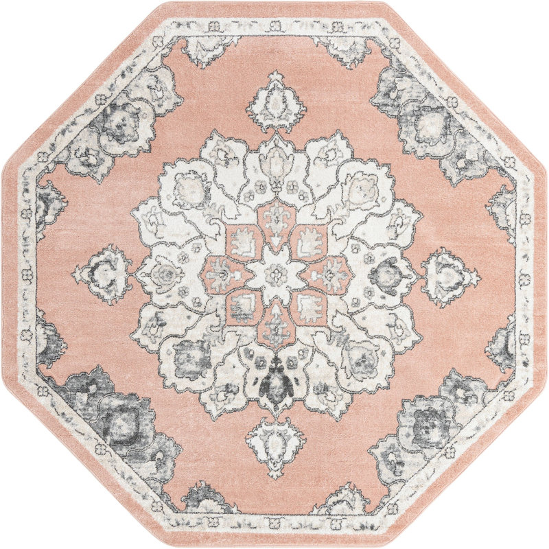 Makay Oriental Indoor Rug, Octagon 7'10"