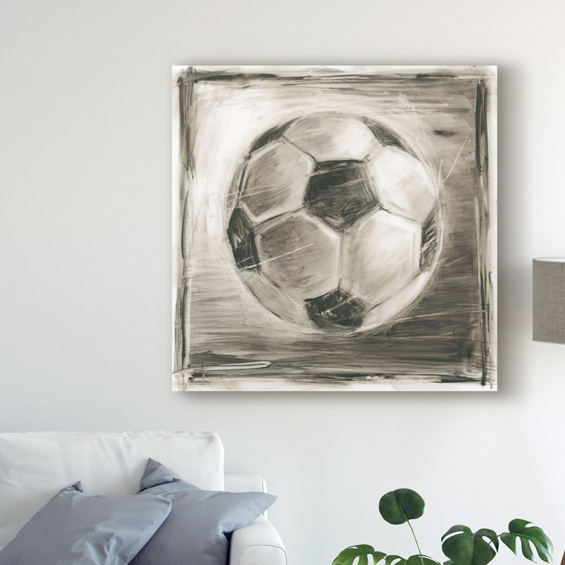 « rétro varsity iv », art sur toile, H 14 po x l 14 po x P 2 po