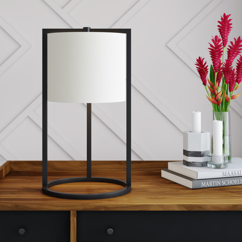 Yesly Metal Table Lamp, Blackened Bronze