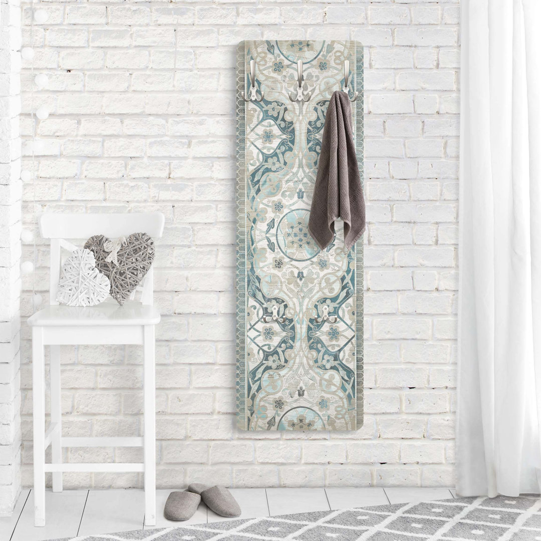 Wood Panel I Wall Mounted Coat Rack