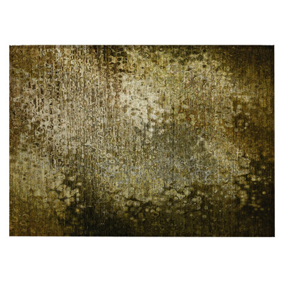 Cresley Washable Abstract Indoor / Outdoor Rug