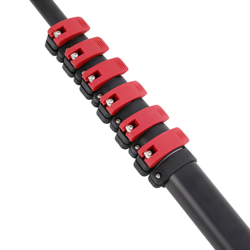 Adjustable Window Aluminum Cleaning Tool With Brush, 425.52" H x 13.78" W x 3.15" D