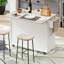 Îlot de cuisine avec armoire de rangement pour poubelle-234069444