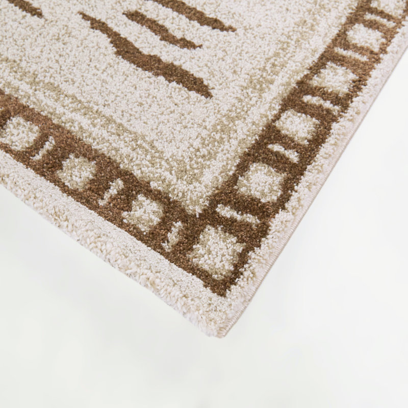 Tapis brun clair Rhea, Rectangle 7 pi 10 po x 10 pi