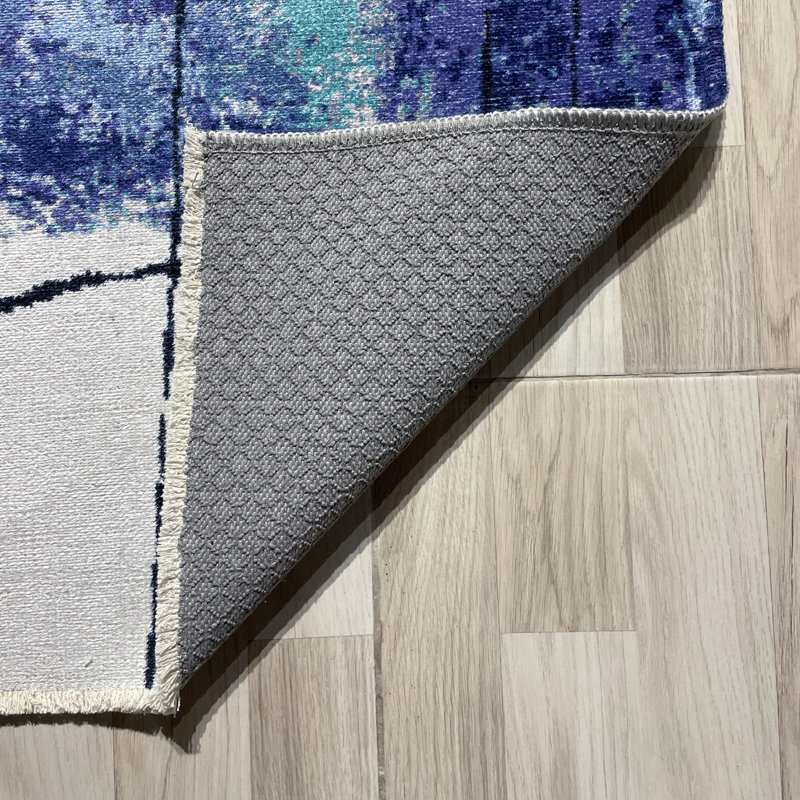 Delysa Abstract Indoor / Outdoor Rug, Rectangle 5'3" x 9'11"