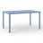 59"×35.4" Outdoor Metal Rectangular Dining Table-2022402264