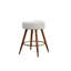 Tabouret à hauteur de comptoir rembourré Boucle, pivotant à 360 °