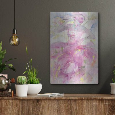 Luxe Metal Art 'Dancer 2' by Albena Hristova Metal Wall Art