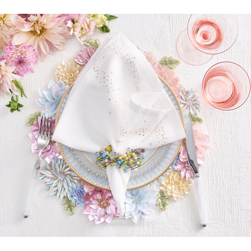 Dahlia Placemat, Sorbet