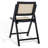 Ensemble de 2 chaises de patio pliables en rotin AllModern Dan-71526368