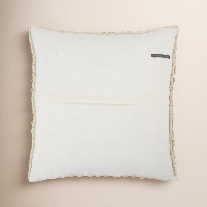 Coussin Toulon, Duvet, Brun clair