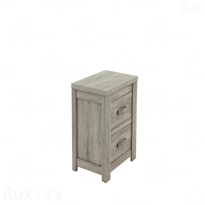 Light Gray Oak Nightstand