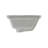 MEJE 13.25'' Glossy White Ceramic Rectangular Bathroom Sink with Overflow