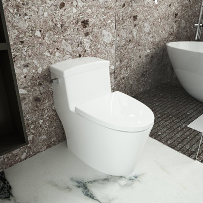 1.28 GPF Elongated One-Piece Toilet (Seat Included)