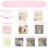 Metal Twin Loft Bed for Kids with Slide, Curtain, Pennant Banner & Star Stickers – Fun Playhouse Design, White with Pink-535015205