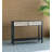 Rattan 2-Drawer Console Desk