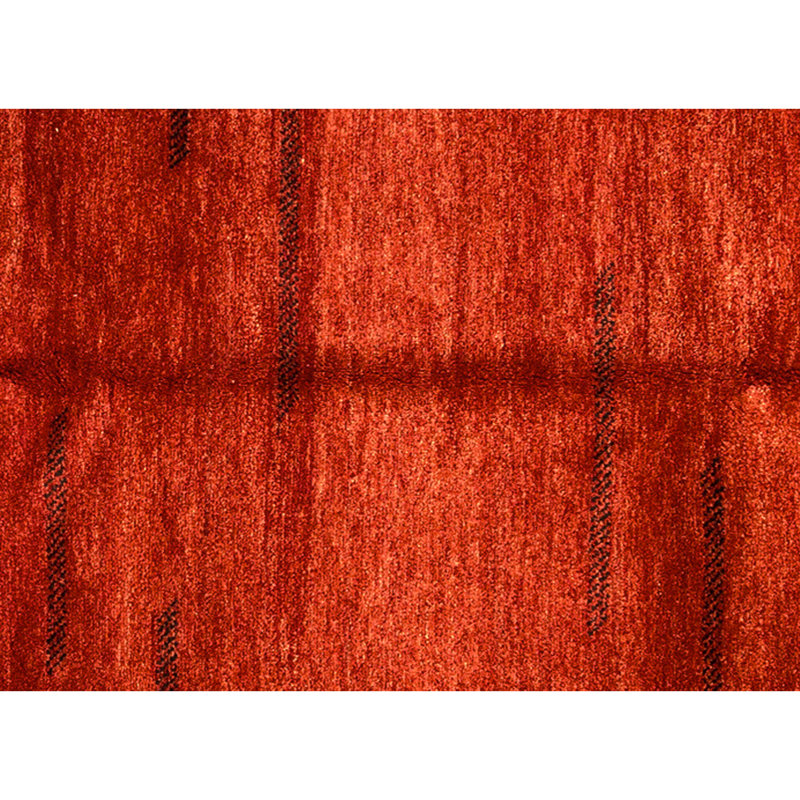 Hand Knotted Wool Area Rug in Multi