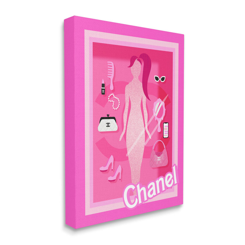 " Trendy Fashion Doll " by Daphne Polselli, 20" H x 16" W x 1.5" D