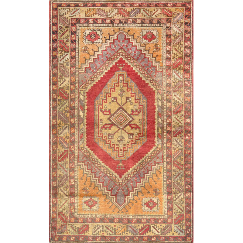 One-of-a-Kind 3'8" X 6'1" Hand Knotted Area Rug