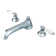 Metropolitan Double Handle Deck Mounted Roman Tub Faucet