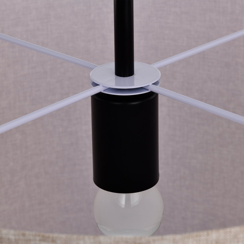 Luminaire suspendu tambour 1 lumière Elyshia