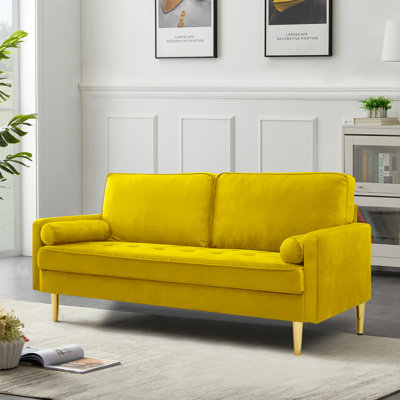 Jameca Fabric 67" Reception Sofa