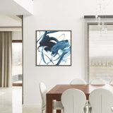 Dancing Of Blue II Painting by Janice Sadler