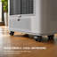 Ensemble de 2 climatiseurs portatifs 3-en-1 8 000 BTU, refroidissement, déshumidificateur 50 pintes / jour et ventilateur à 2 vitesses, climatiseur silencieux 48dB avec mode veille, minuterie 24H, télécommande et ensemble de fenêtre pour 350 pieds carrés