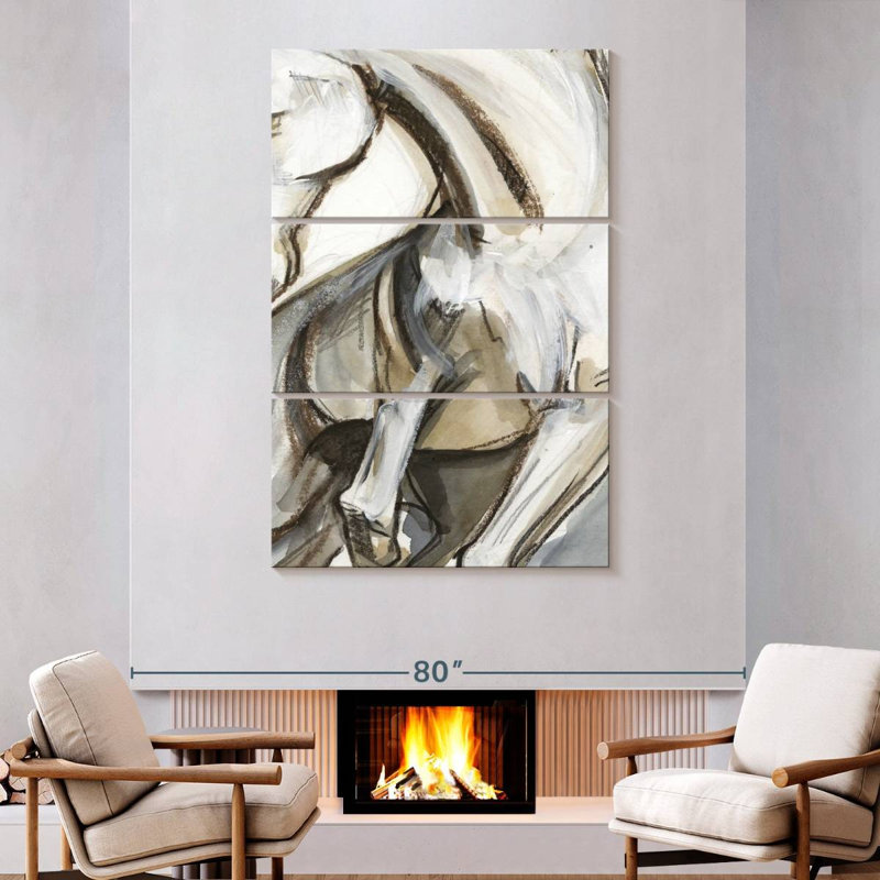 Avery Horse Abstraction II, H 74 po x l 48 po