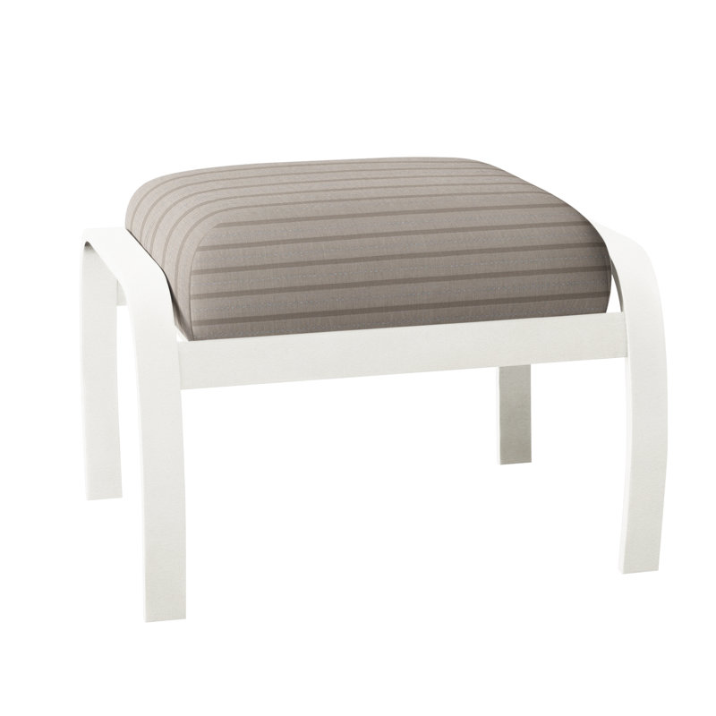 Repose-pieds avec coussin Askar, Neige texturée, Troglodyte d'allée