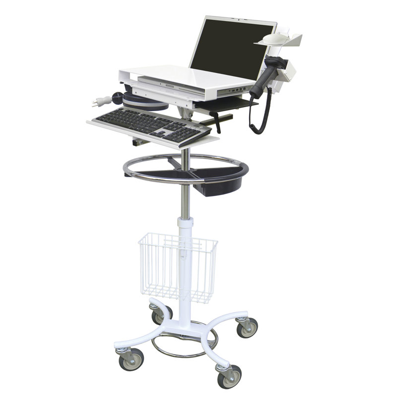 46'' H AV Cart with Wheels