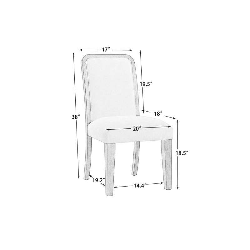 Chaise rembourrée Shiff
