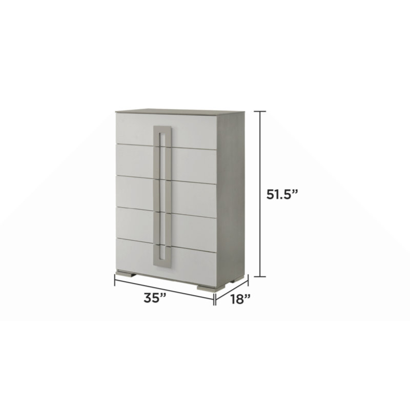 Commode 5 tiroirs Olivia