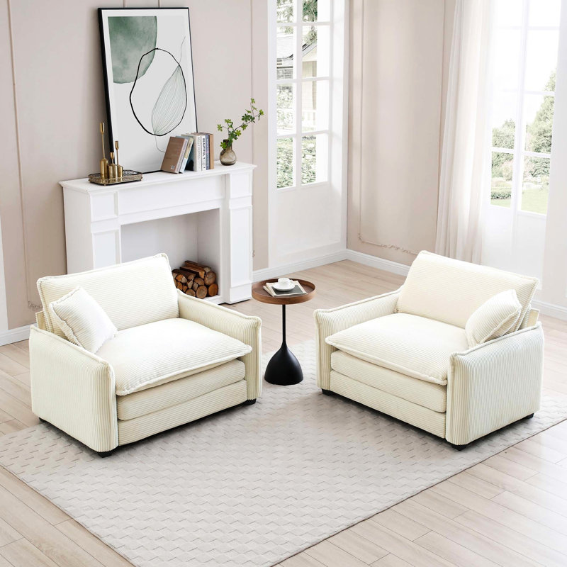 Velours côtelé beige doux, alliant mode et rétro pour le salon et le bureau, espace de jeu confortable et relaxant