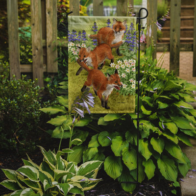 Drapeau de jardin Berrier Fox Cubs
