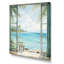 Windows at the beach II - Coastal Windows, reproduction d'art encadrée-72803347-162224242